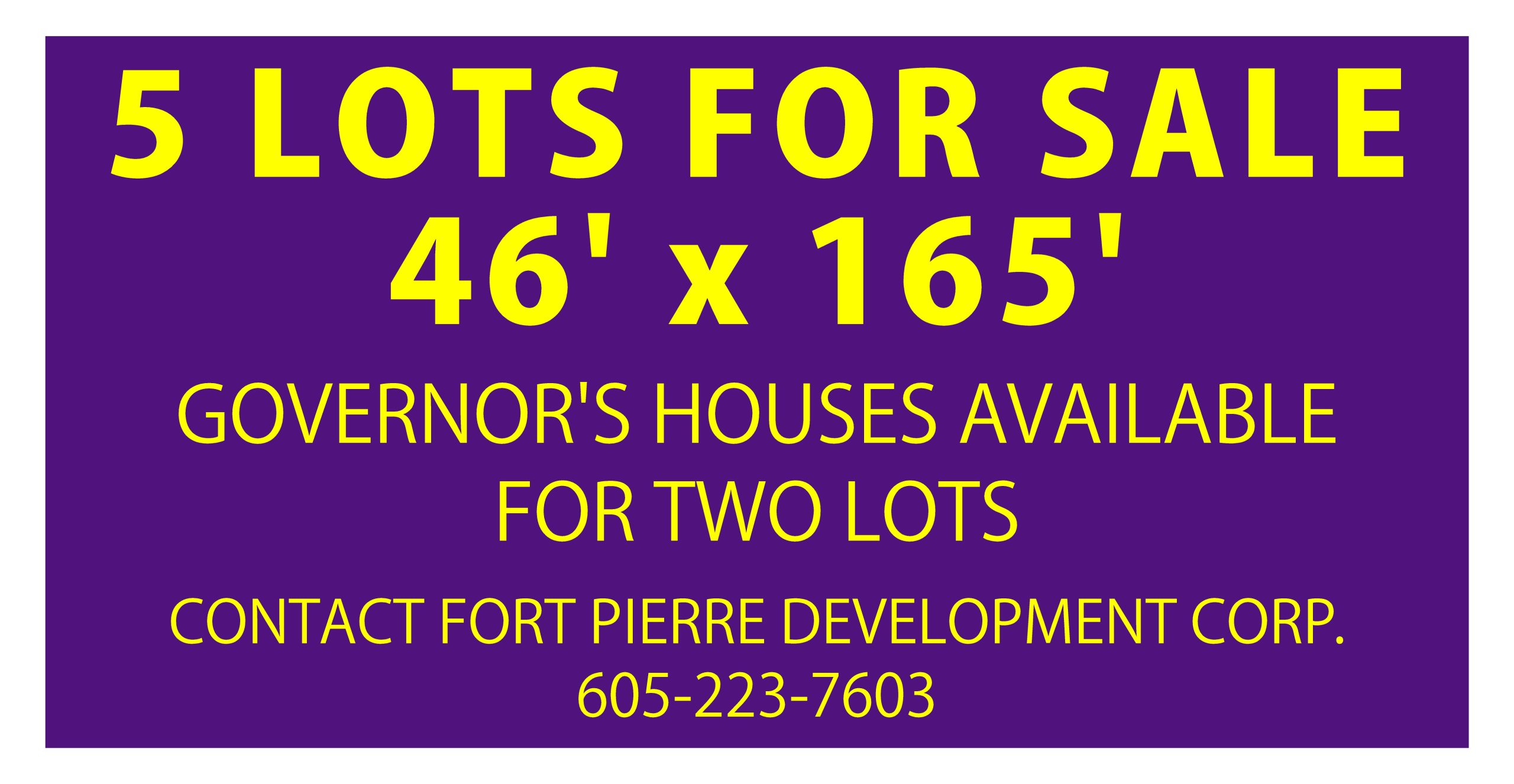 6th Avenue Lots for Sale