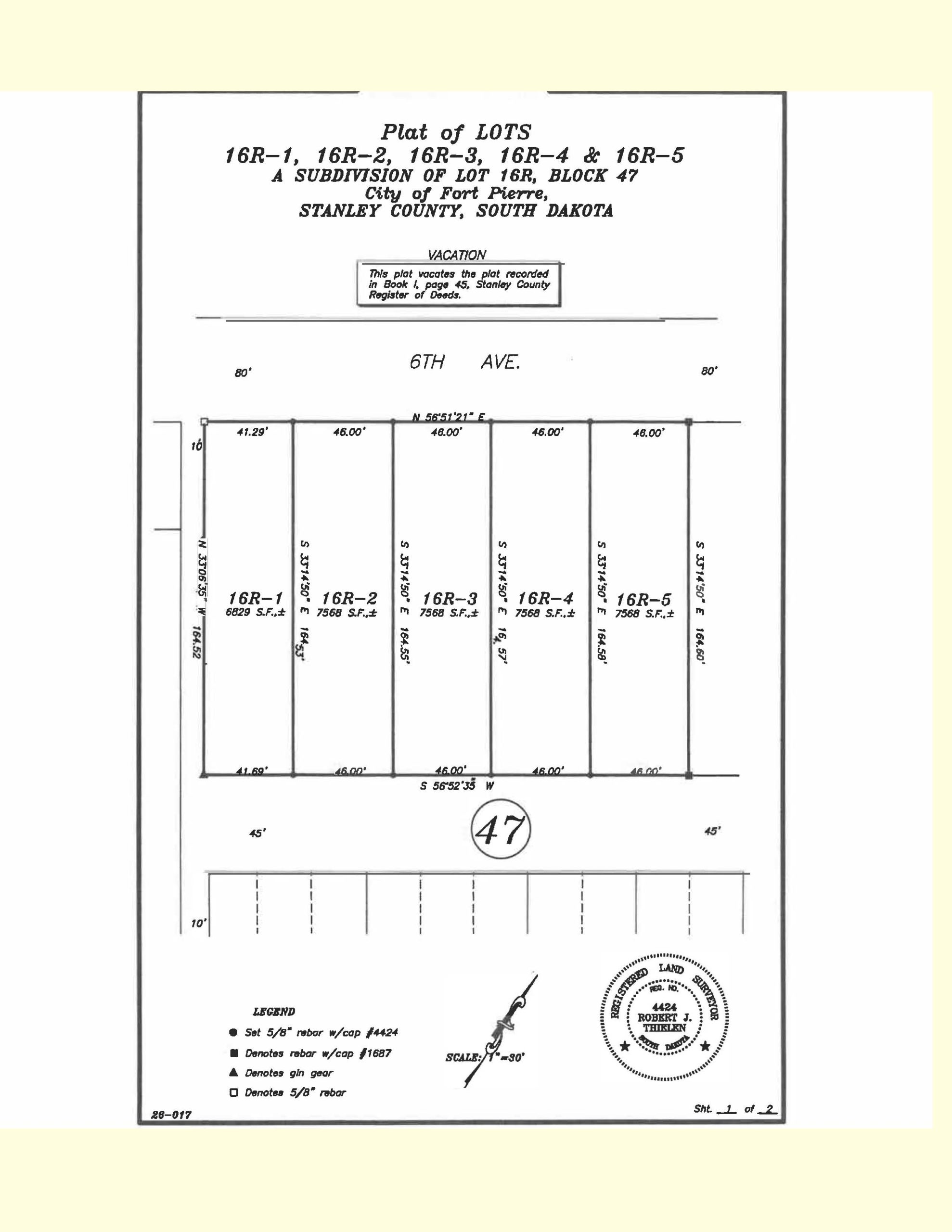 6th Avenue Lots for Sale